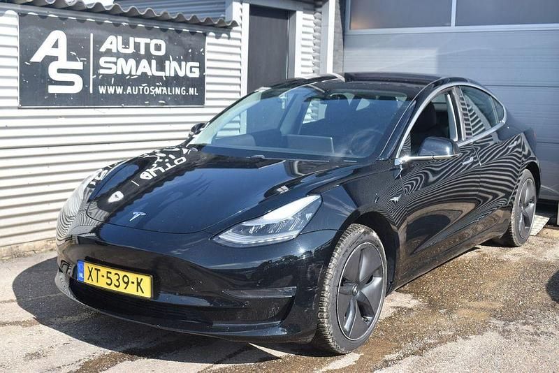 Schwarz Gebraucht 2019 Tesla Model 3 Long Range AWD Limousine | 14.460 € (Guter Preis) - Bild 1/4