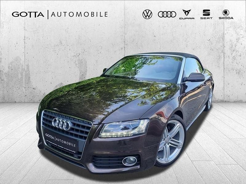 Braun Gebraucht 2010 Audi A5 Cabriolet S-Line Cabrio | 9.950 € (Guter Preis) - Bild 1/4