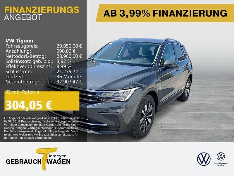 Delfingrau metallic Gebraucht 2024 VW Tiguan Move SUV | 29.380 € (Superpreis) - Bild 1/4