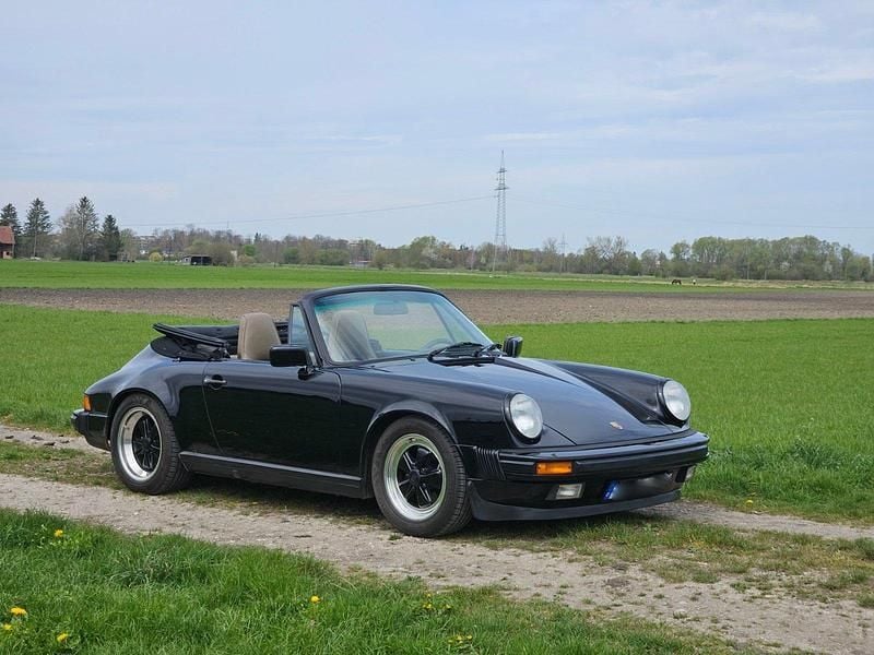 Gebraucht Porsche 911 207 PS (152 kW) 1986 Schwarz Cabrio