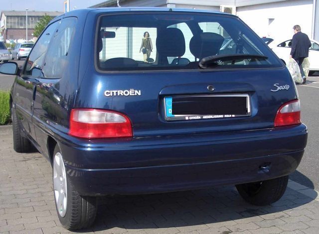 Gebraucht Citroën Saxo 60 PS (44 kW) 2000 Blau metallic Kleinwagen