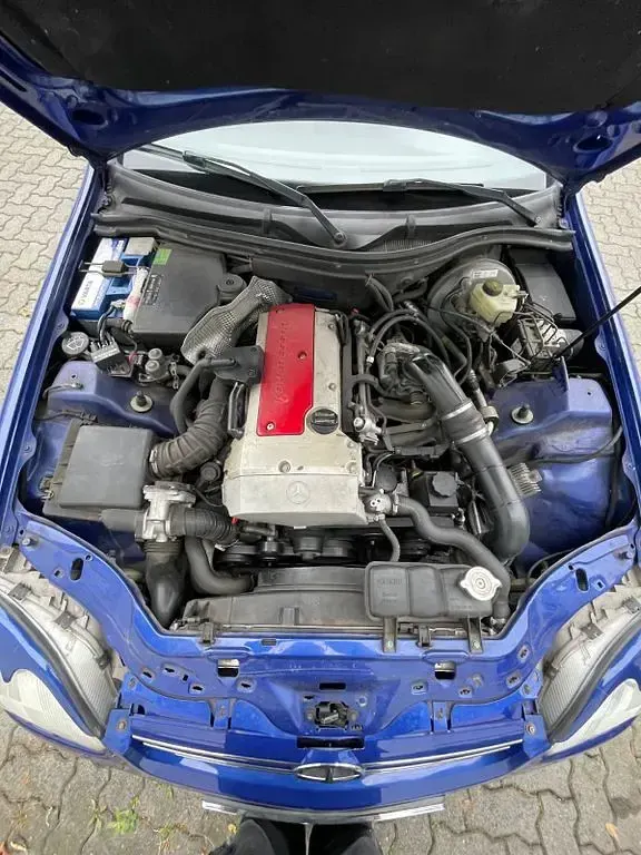 Gebraucht Mercedes SLK230 193 PS (141 kW) 1998 Blau Cabrio