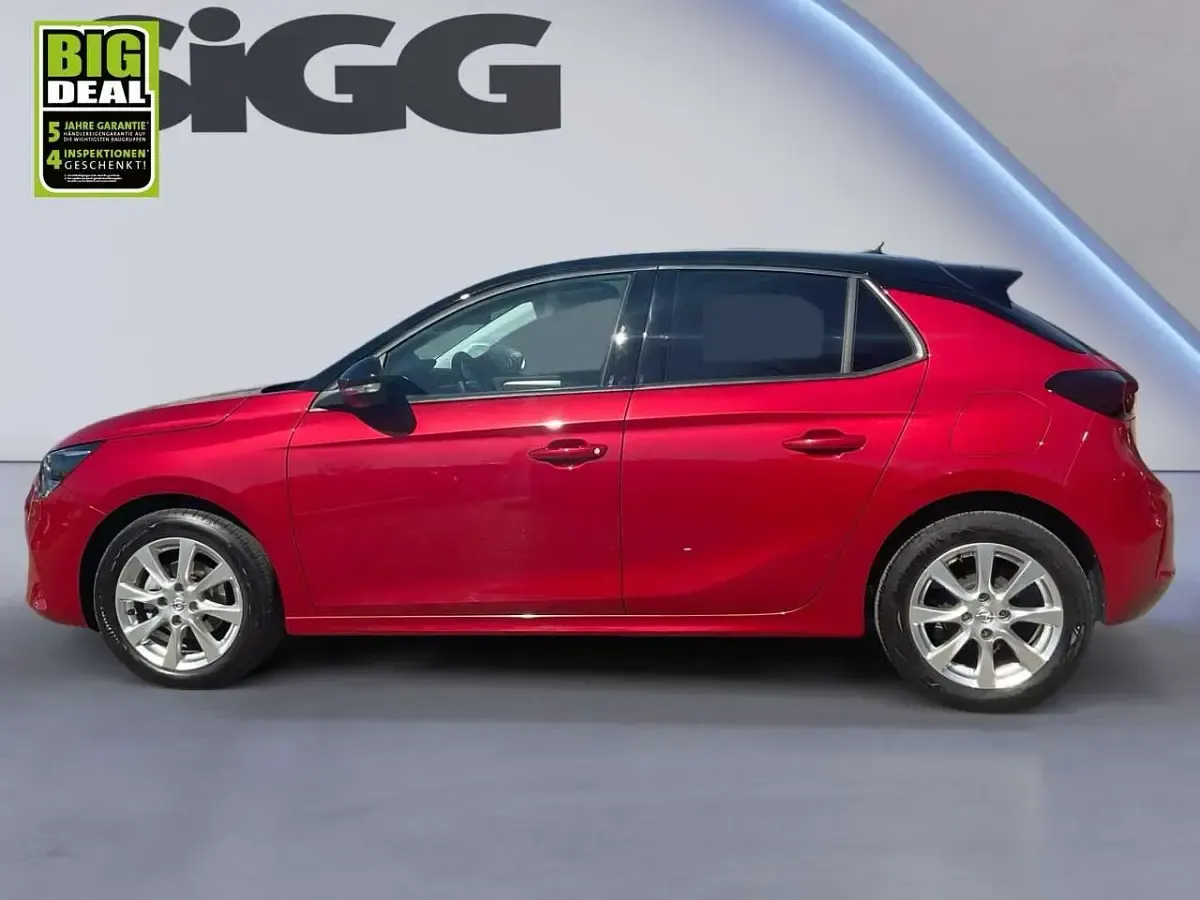 Gebraucht Opel Corsa Edition 75 PS (55 kW) 2023 Chili rot/kardio rot Kleinwagen