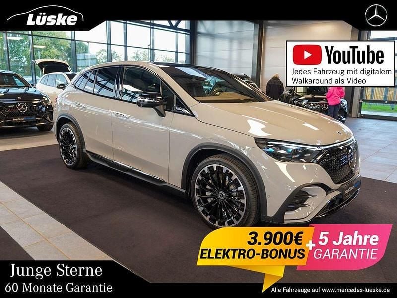 Manufaktur alpingrau uni Gebraucht 2024 Mercedes EQE500 AMG line SUV | 83.900 € (Teuer) - Bild 1/4