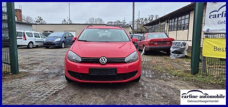 Gebraucht VW Golf VI 105 PS (77 kW) 2012 Rot Kleinwagen
