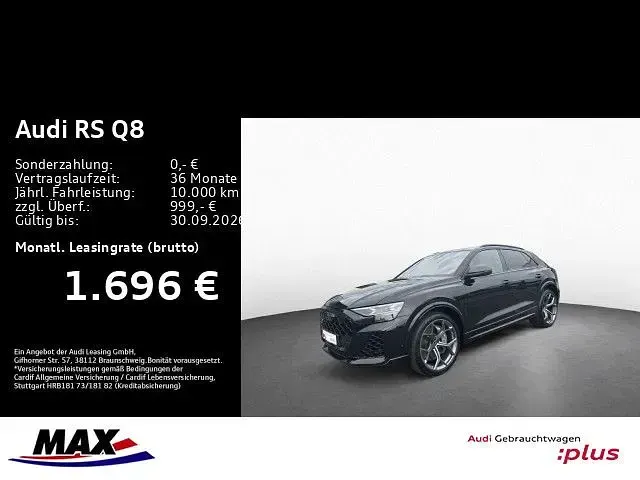 Neu Audi RS Q8 Performance 640 PS (470 kW) 2026 Schwarz SUV