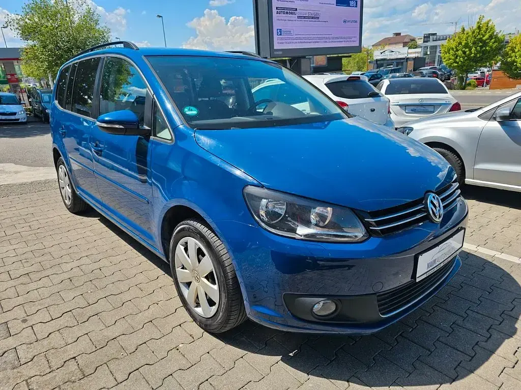 Gebraucht VW Touran Comfortline 140 PS (102 kW) 2012 Blau Van / Kleinbus