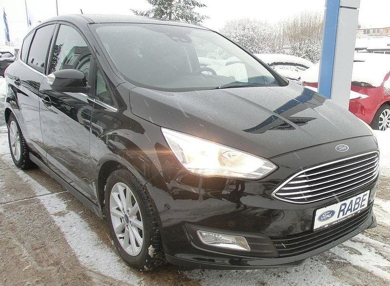 Gebraucht Ford C-MAX Titanium 125 PS (91 kW) 2017 Schwarz Van / Kleinbus