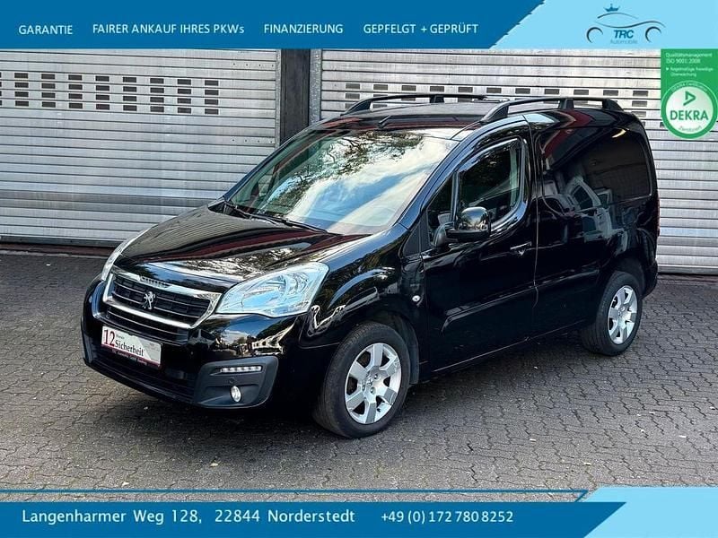 Schwarz Gebraucht 2018 Peugeot Partner Premium Van / Kleinbus | 8.990 € (Guter Preis) - Bild 1/4