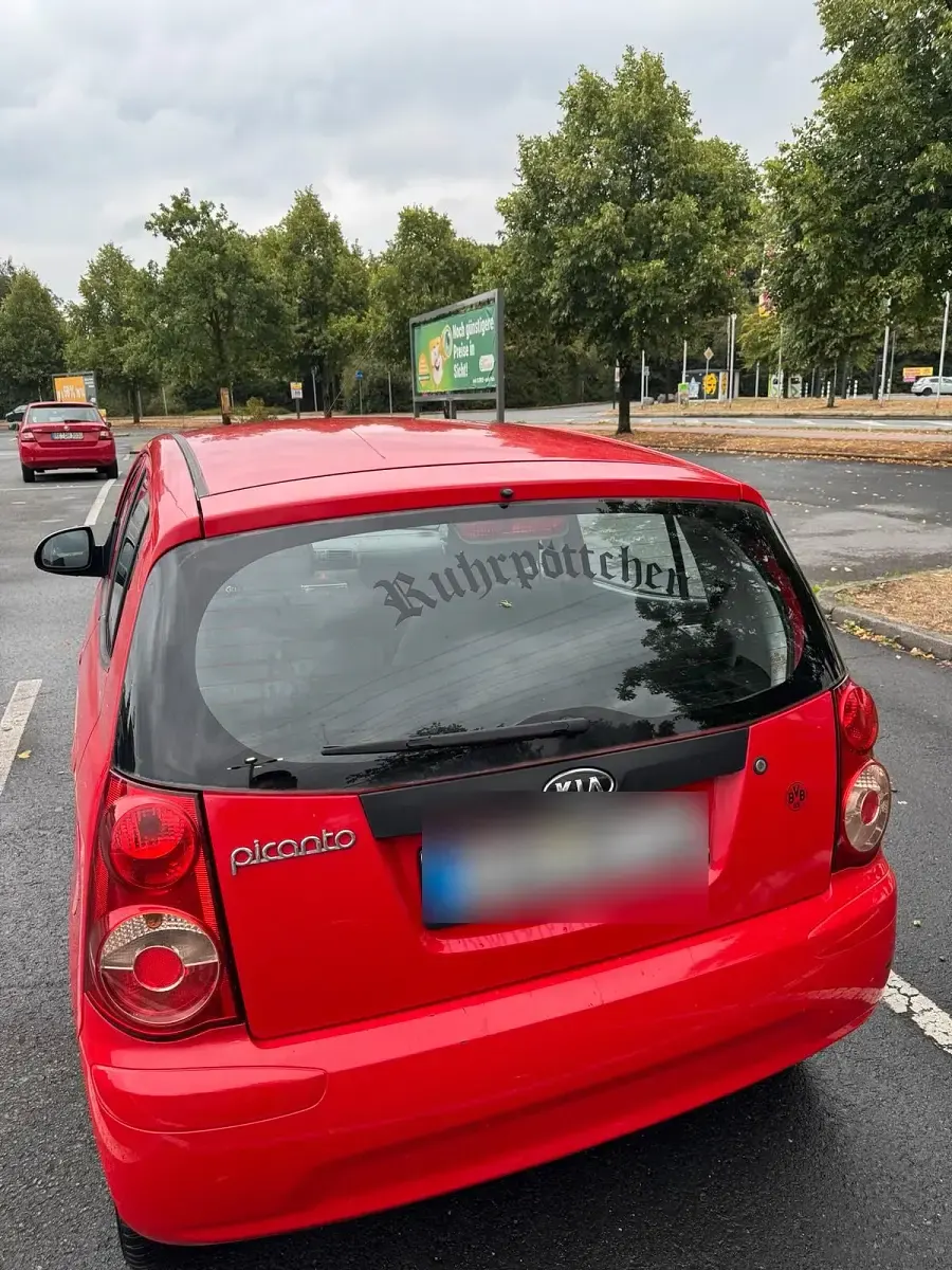 Gebraucht Kia Picanto 65 PS (47 kW) 2009 Rot Kleinwagen