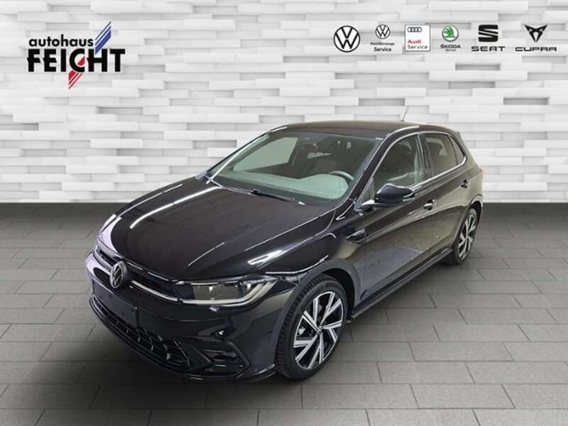 Schwarz Gebraucht 2024 VW Polo R-line Kleinwagen | 28.940 € (Etwas zu teuer) - Bild 1/4