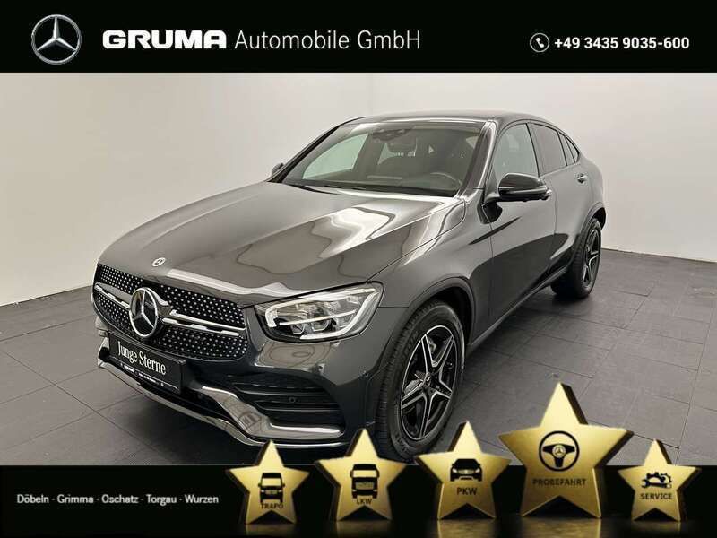 Lack graphitgrau Gebraucht 2021 Mercedes GLC300 AMG SUV | 45.890 € (Fairer Preis) - Bild 1/4