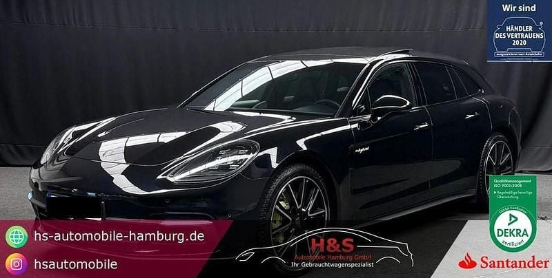 Tiefschwarz Gebraucht 2019 Porsche Panamera S E-Hybrid Sport Turismo Limousine | 55.900 € (Fairer Preis) - Bild 1/4
