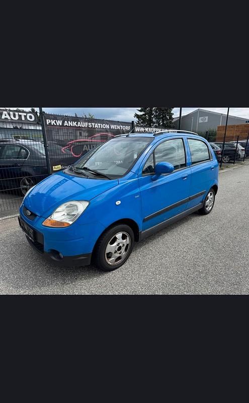 Blau Gebraucht 2008 Chevrolet Matiz Kleinwagen | 955 € (Superpreis) - Bild 1/3