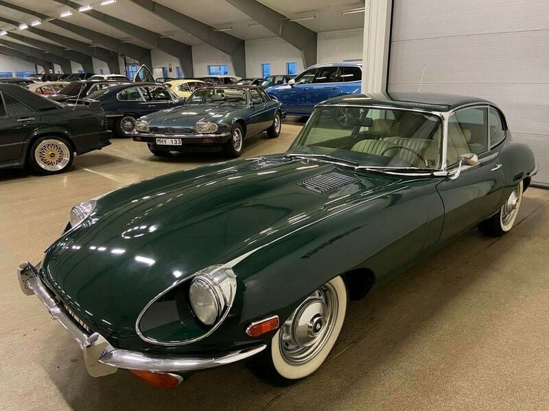 Używany Jaguar E-Type 265 KM (194 kW) 1970 Zielony