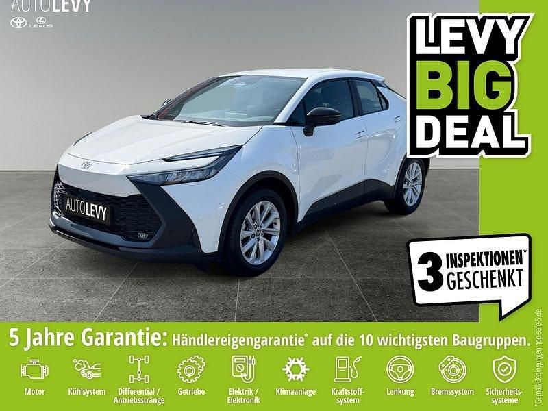 Schneeweiß Gebraucht 2024 Toyota C-HR Business Edition SUV | 25.887 € (Superpreis) - Bild 1/4