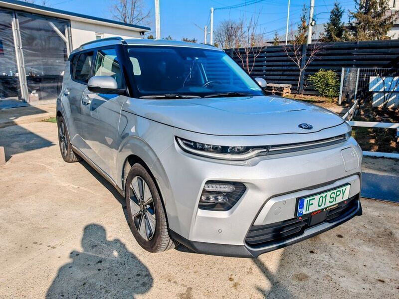 Grau Gebraucht 2021 Kia Soul EV Spirit SUV | 19.800 € (Superpreis) - Bild 1/4