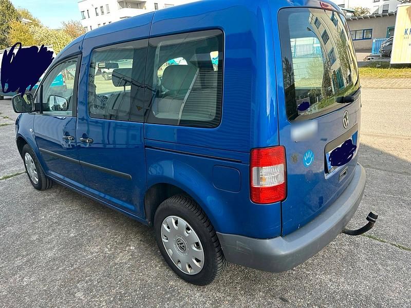Second-hand VW Caddy 80 CP (58 kW) 2005 Albastru Monovolum