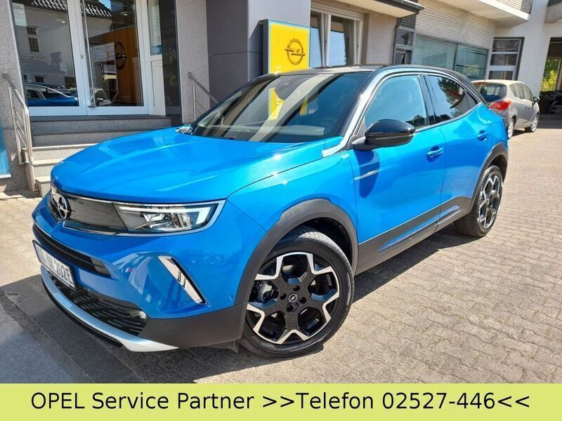 Blau Gebraucht 2022 Opel Mokka-e Ultimate SUV | 20.999 € (Etwas zu teuer) - Bild 1/4
