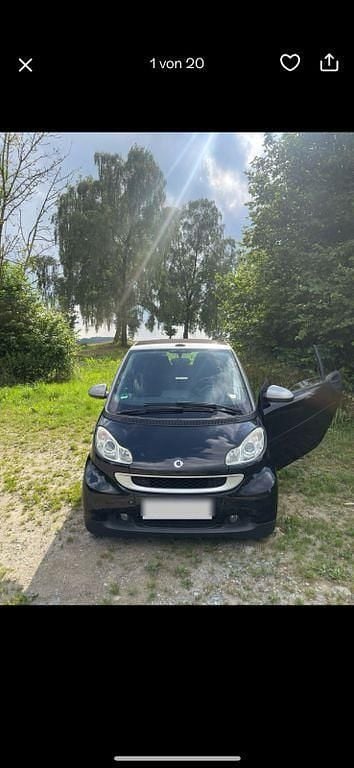 Schwarz Gebraucht 2010 Smart ForTwo Cabrio Cabrio | 4.200 € (Guter Preis) - Bild 1/4