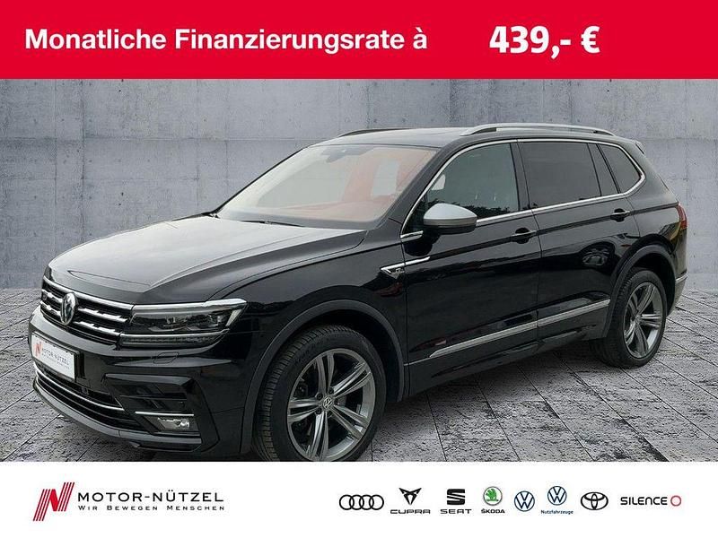 Deep black perleffekt Gebraucht 2021 VW Tiguan Allspace R-line SUV | 32.930 € (Superpreis) - Bild 1/4