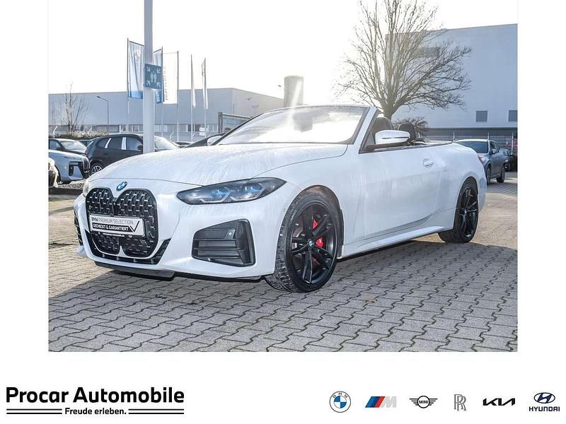 Mineralweiss Gebraucht 2022 BMW 440 M Sport Cabrio | 52.740 € (Fairer Preis) - Bild 1/4