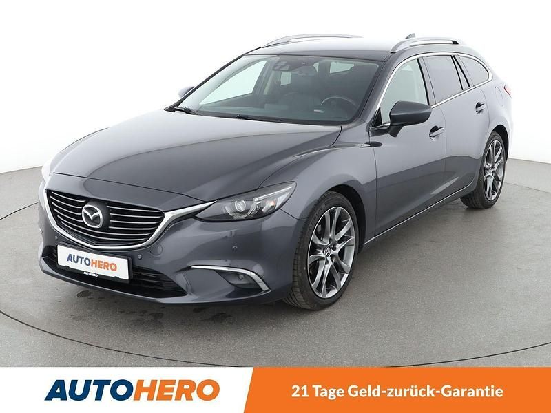 Grau Gebraucht 2015 Mazda 6 Sports-Line Kombi | 14.640 € (Etwas zu teuer) - Bild 1/3