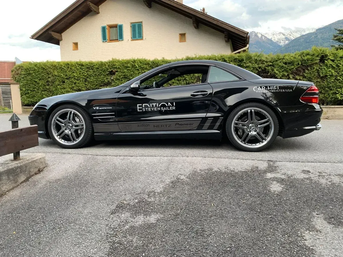Gebraucht Mercedes SL55 AMG AMG 540 PS (397 kW) 2002 Schwarz Cabrio