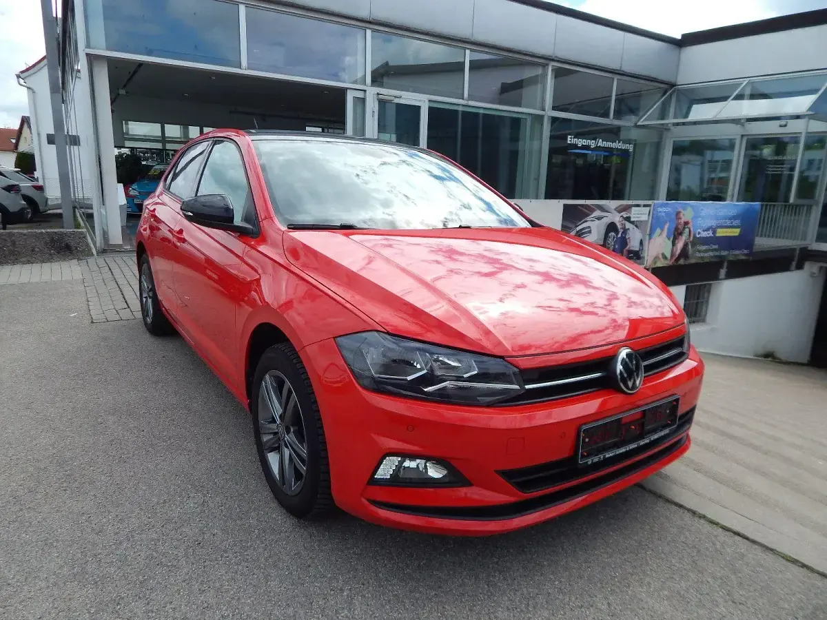 Gebraucht VW Polo Active 110 PS (80 kW) 2021 Rot Kleinwagen