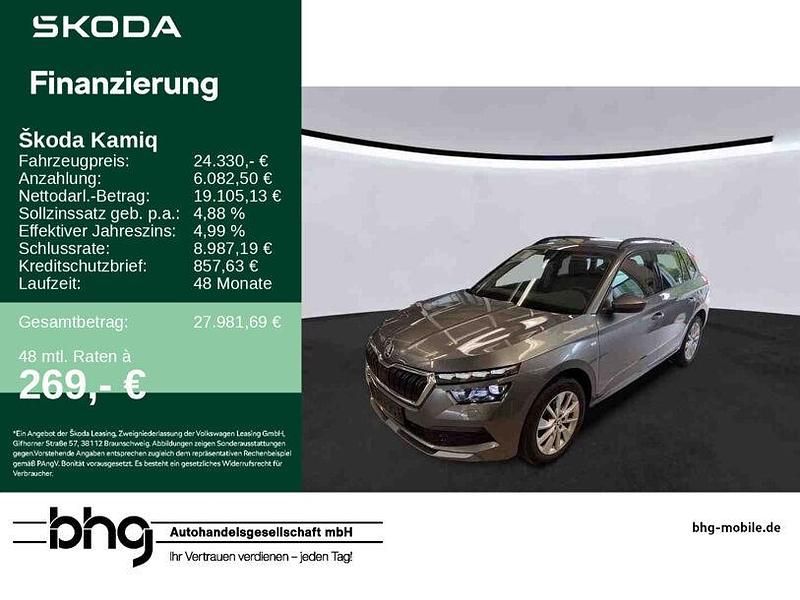 Grau Gebraucht 2022 Skoda Kamiq Tour SUV | 24.330 € (Fairer Preis) - Bild 1/3