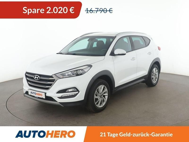 Weiß Gebraucht 2017 Hyundai Tucson Advantage SUV | 14.770 € (Fairer Preis) - Bild 1/3