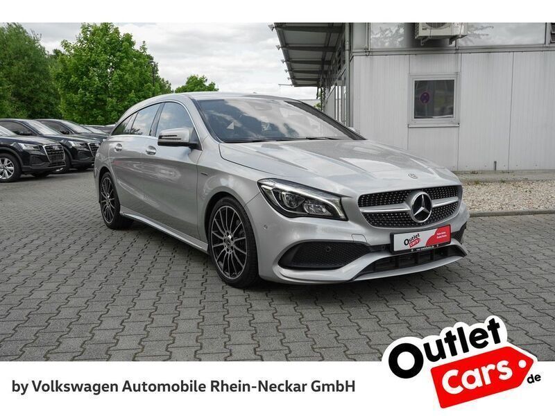 Gebraucht Mercedes CLA200 Shooting Brake AMG line 156 PS (114 kW) 2017 Polarsilber metallic Kombi