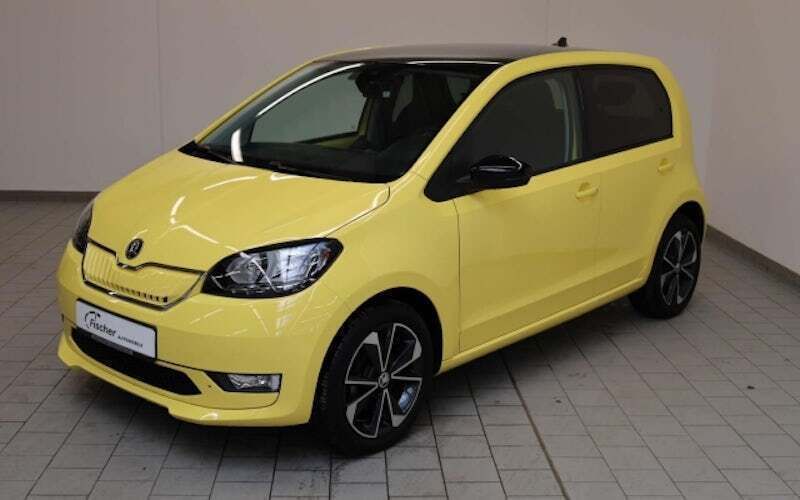 Gebraucht Skoda Citigo-e IV Best of 61 kW (83 PS) 2020 Gelb Kleinwagen