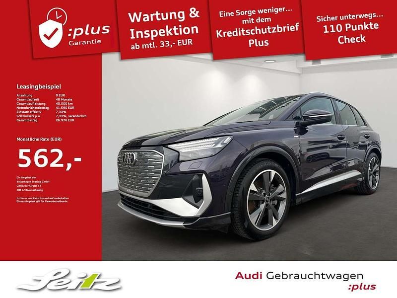 Auroraviolett metallic Gebraucht 2023 Audi Q4 e-tron Comfort SUV | 37.690 € (Fairer Preis) - Bild 1/3