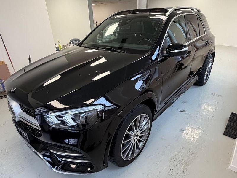 Schwarz Gebraucht 2021 Mercedes GLE350 AMG line SUV | 49.900 € (Superpreis) - Bild 1/4