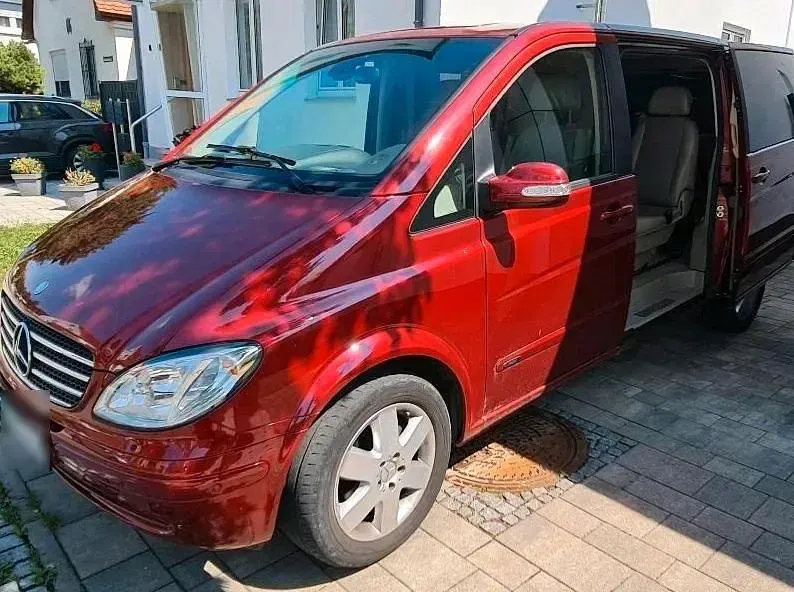 Gebraucht Mercedes Viano 150 PS (110 kW) 2005 Rot Van / Kleinbus