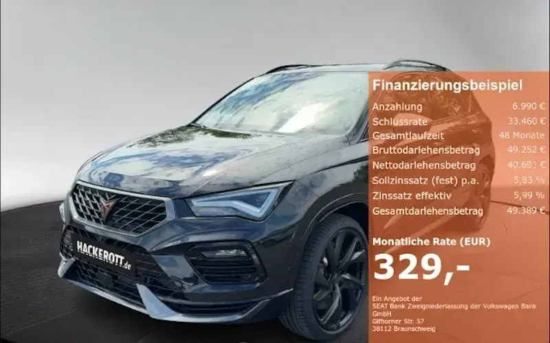 Używany Cupra Ateca VZ 301 KM (221 kW) 2026 SUV