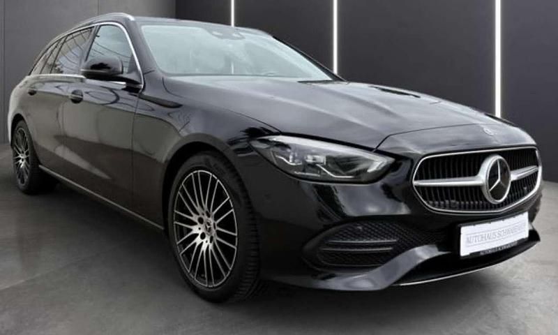 Obsidianschwarz Gebraucht 2022 Mercedes C220 Avantgarde Kombi | 26.999 € (Guter Preis) - Bild 1/4