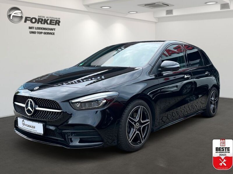 Kosmosschwarz metalliclack Gebraucht 2021 Mercedes B200 AMG line Van / Kleinbus | 29.990 € (Etwas zu teuer) - Bild 1/4