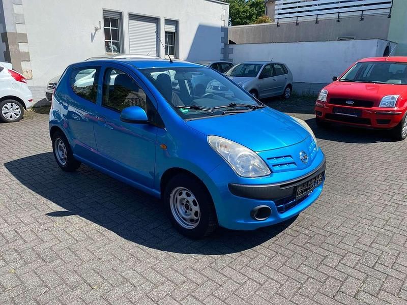 Gebraucht Nissan Pixo Visia 68 PS (50 kW) 2010 Blau Kleinwagen