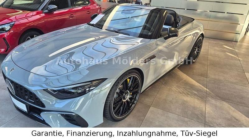 Grau Gebraucht 2022 Mercedes SL43 AMG AMG Cabrio | 94.950 € - Bild 1/4