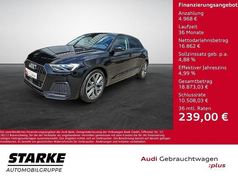 Mythosschwarz metallic Gebraucht 2022 Audi A1 Sportback Advanced Plus Kleinwagen | 21.830 € (Fairer Preis) - Bild 1/4