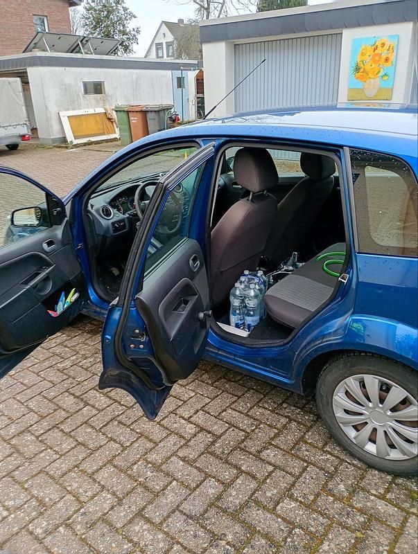 Gebraucht Ford Fiesta 2008 Blau Kleinwagen
