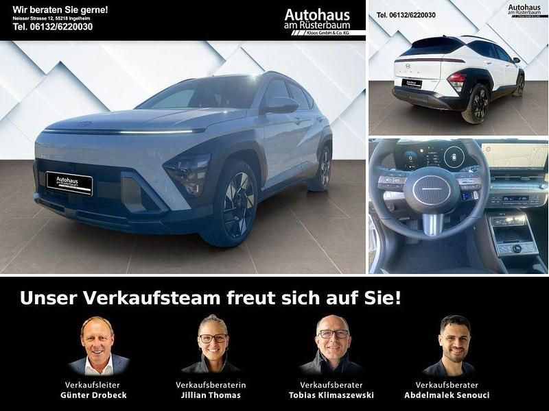 Atlas white / sol Gebraucht 2025 Hyundai Kona Trend SUV | 31.480 € (Superpreis) - Bild 1/4