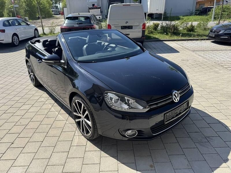 Schwarz Gebraucht 2013 VW Golf Cabriolet Highline Cabrio | 10.950 € (Fairer Preis) - Bild 1/4