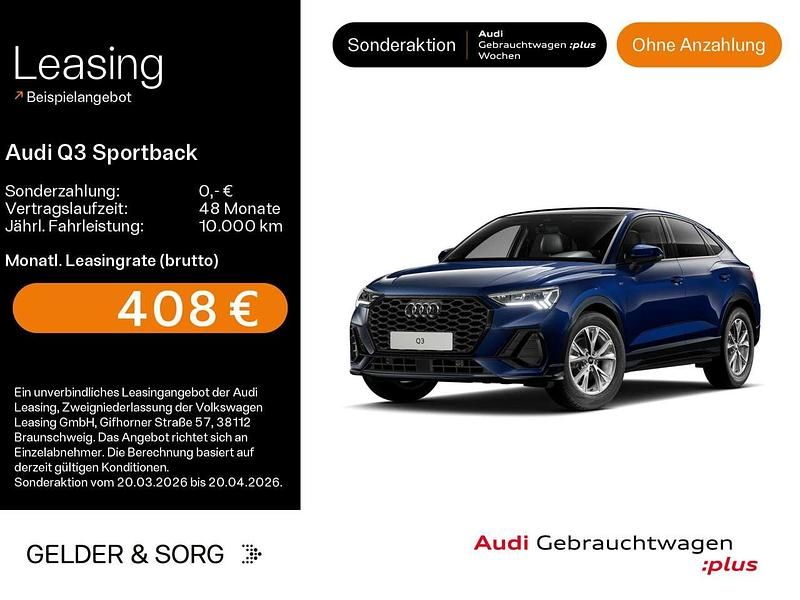 Gebraucht Audi Q3 S-Line 150 PS (110 kW) 2025 Navarrablau metallic SUV
