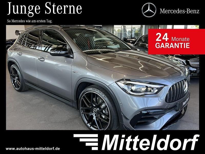 Grau Gebraucht 2022 Mercedes GLA45 AMG AMG SUV | 55.880 € (Etwas zu teuer) - Bild 1/4