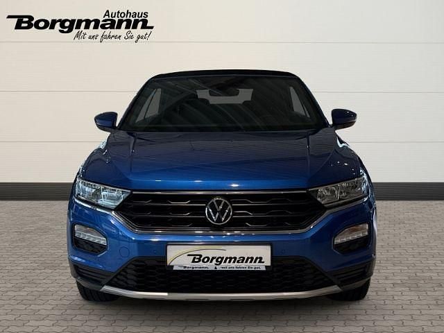 Gebraucht VW T-Roc Cabriolet Style 110 PS (80 kW) 2021 Blau Cabrio