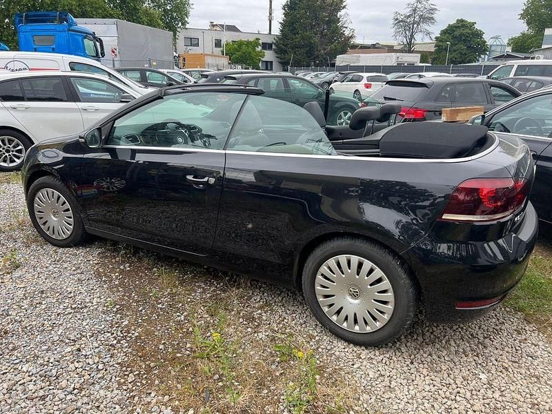 Schwarz Gebraucht 2012 VW Golf Cabriolet Basis Cabrio | 3.999 € - Bild 1/4