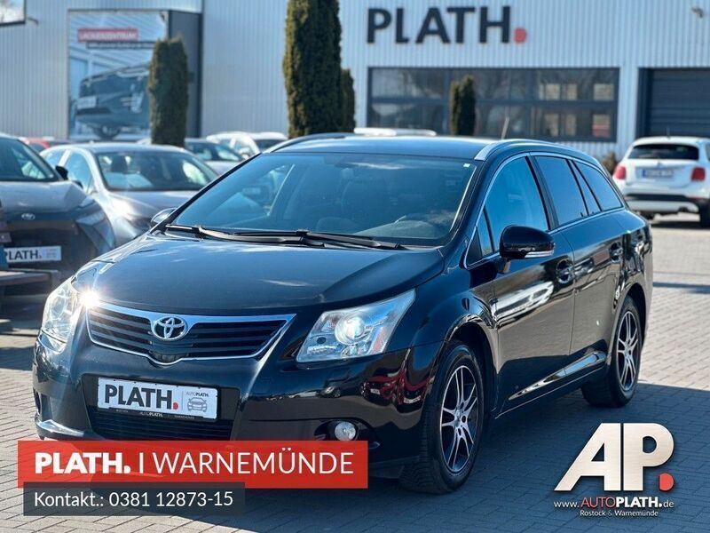 Schwarz Gebraucht 2010 Toyota Avensis Sol Kombi | 8.490 € (Teuer) - Bild 1/4